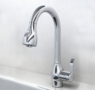 pull-out faucets for kitchens